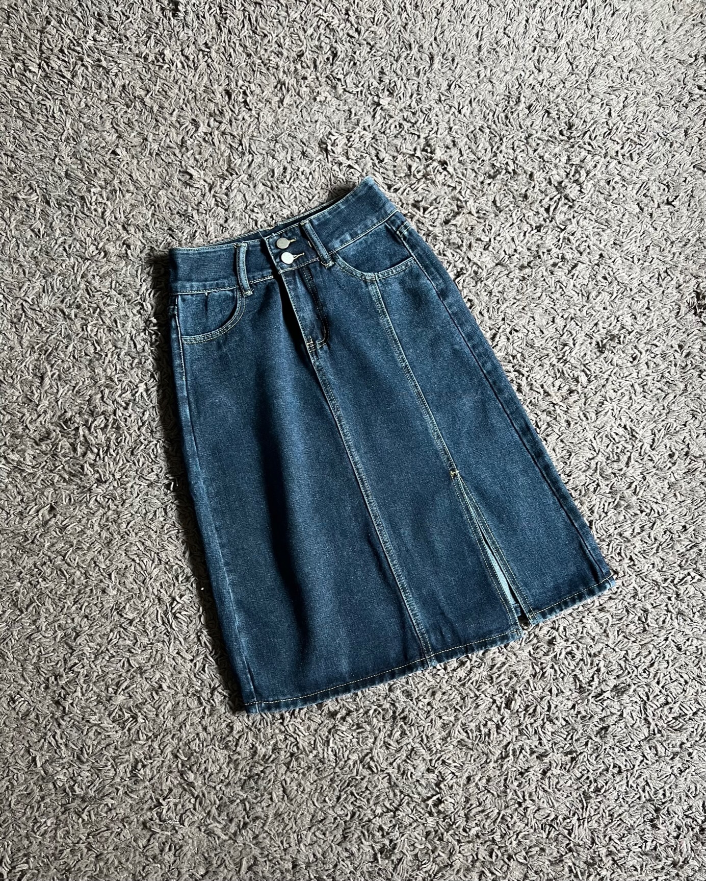 Kode: 3318 (Denim midi skirt) - Image 3