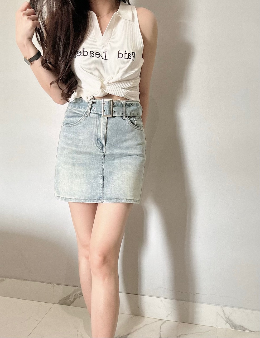 Kode: 3592 (Denim skirt)