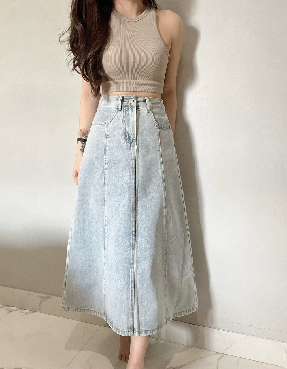 Kode: 3535 (Denim skirt)