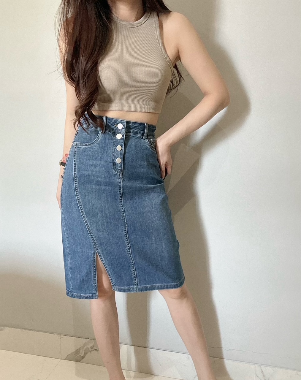Kode: 3842 (Denim skirt) - Image 2
