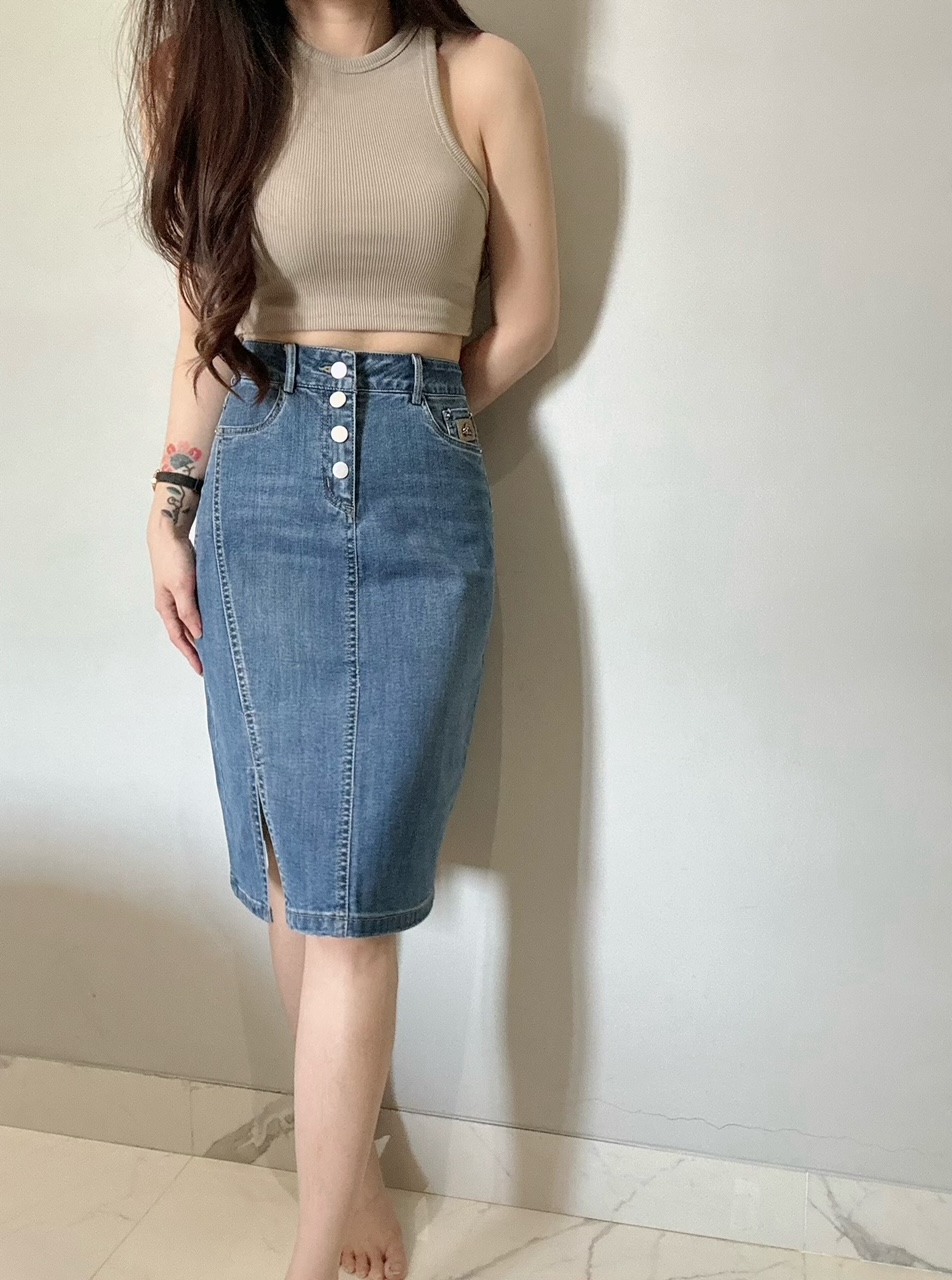 Kode: 3842 (Denim skirt)