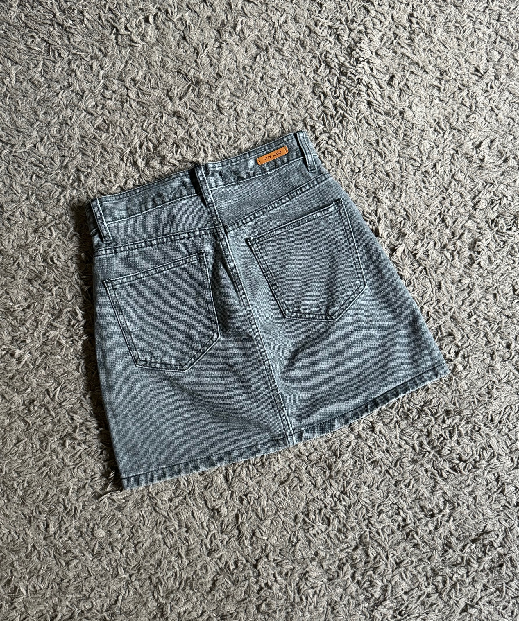 Kode: 3877 (Denim skort) Snow Black - Image 4