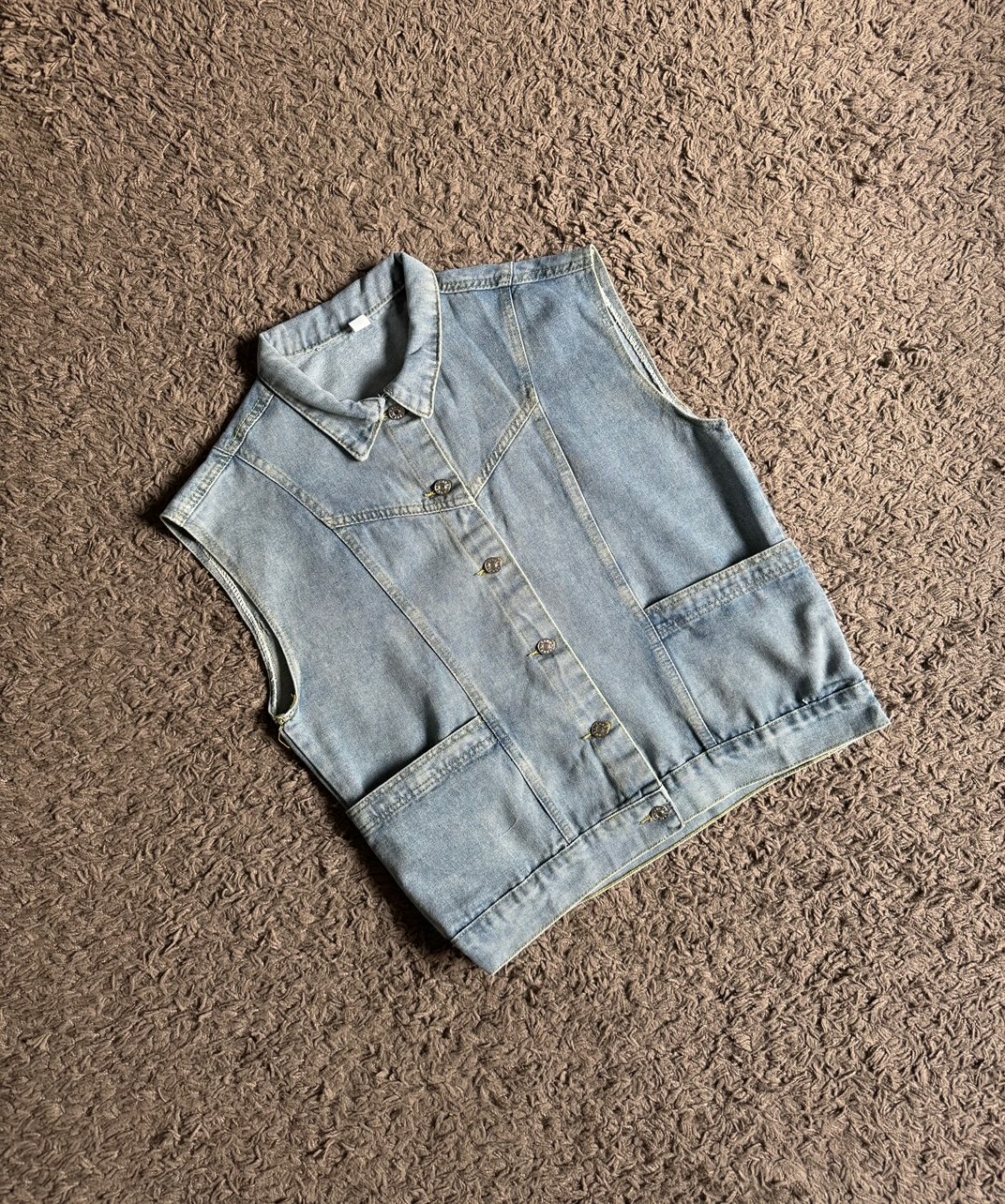 Kode: 4221 (Oversized denim vest) - Image 5