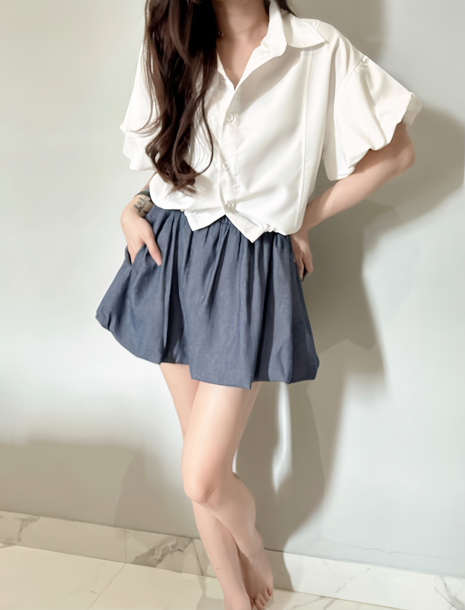 Kode: 4413 (Bubble skort set)