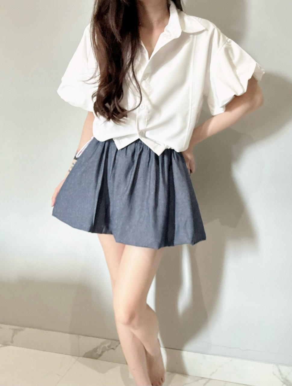 Kode: 4413 (Bubble skort set) - Image 2