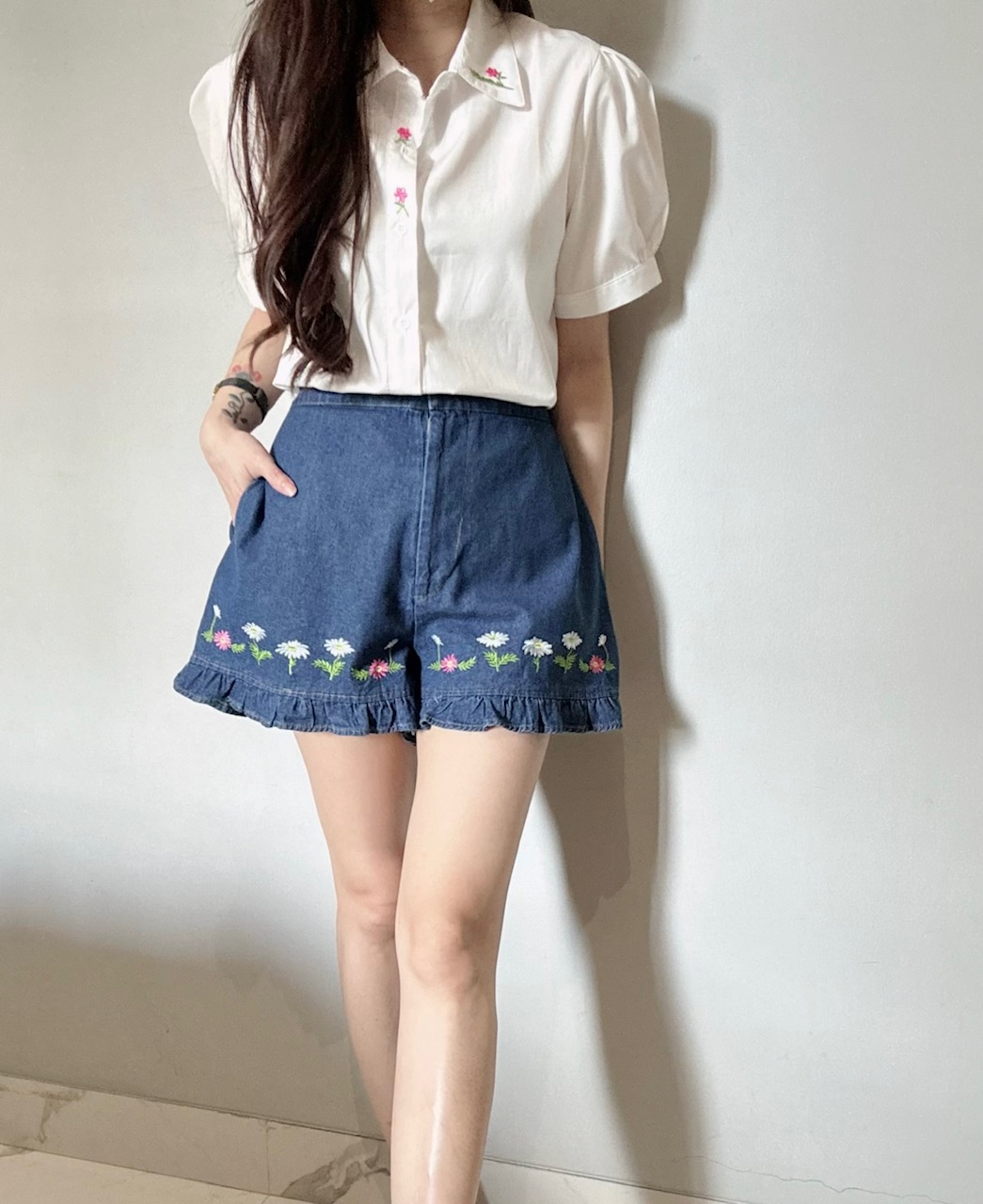 Kode: 4405 (Embroidery set) Biru Tua