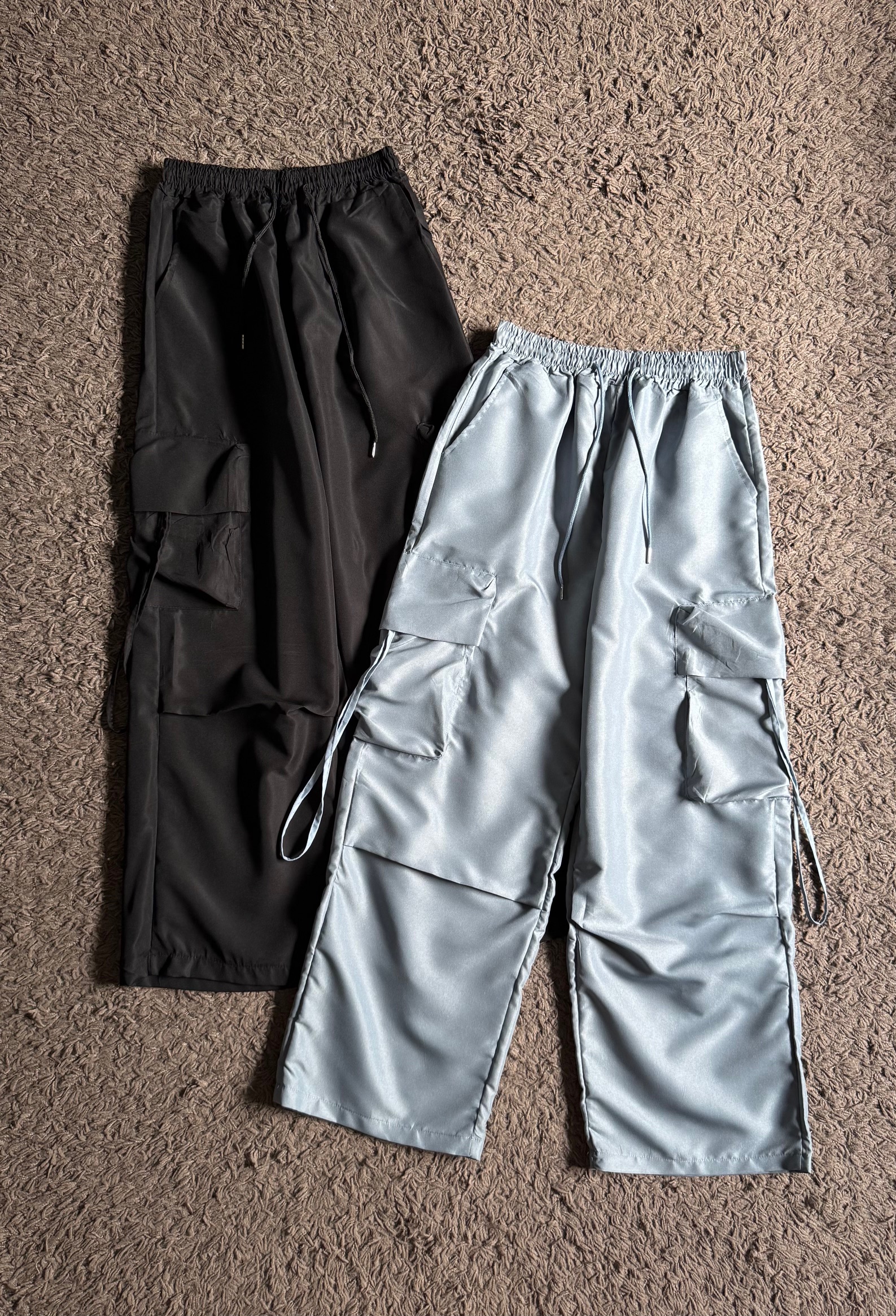 Kode: 4447 (Cargo pants) Hitam - Image 3