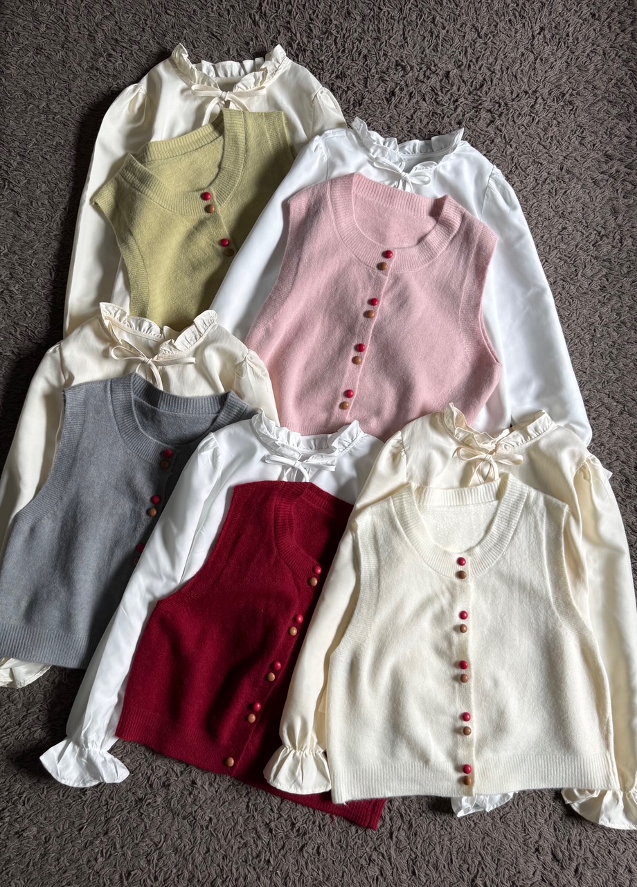 Kode: 4510 (Knit vest set) - Image 3