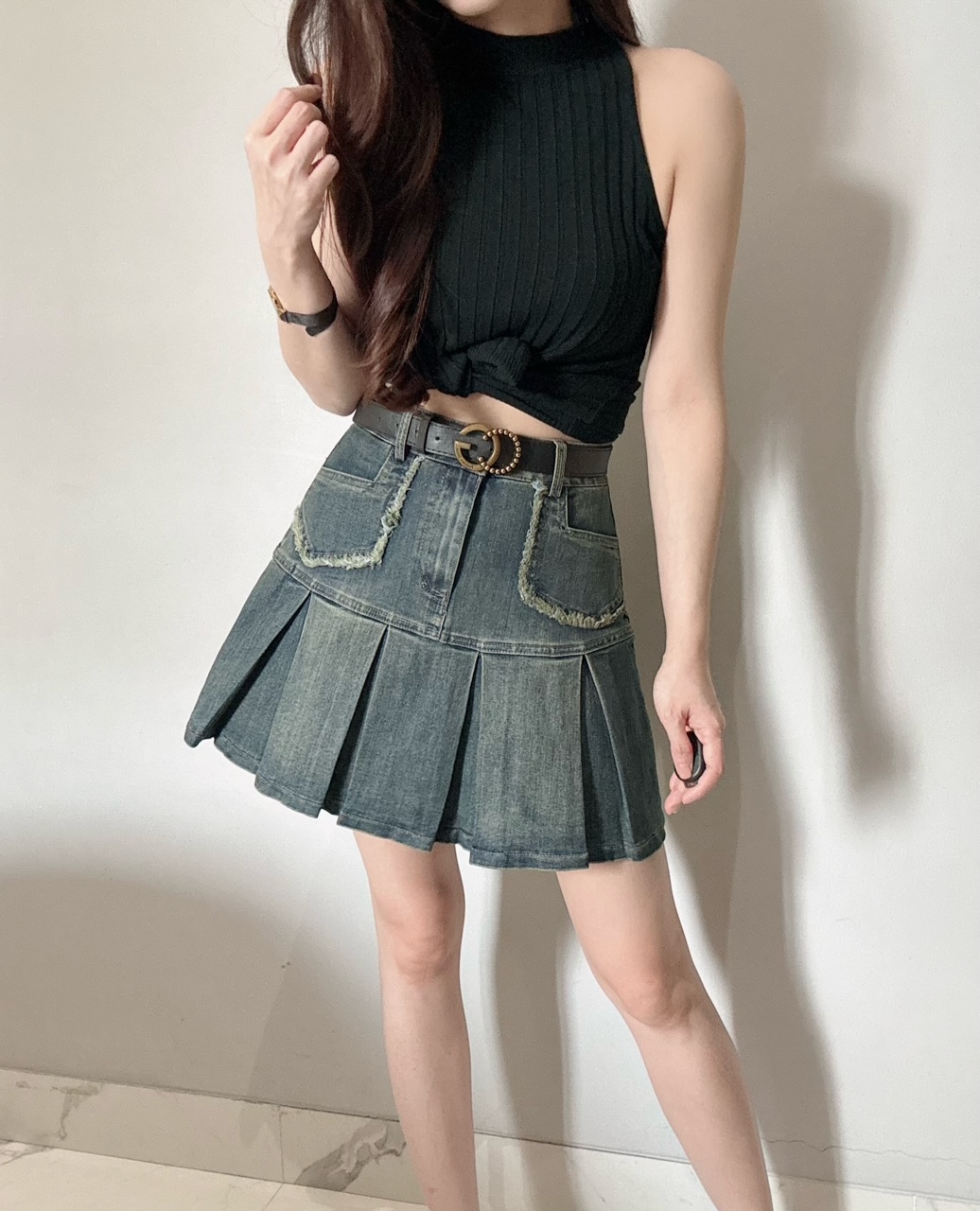 Kode: 4577 (Denim skort) - Image 2