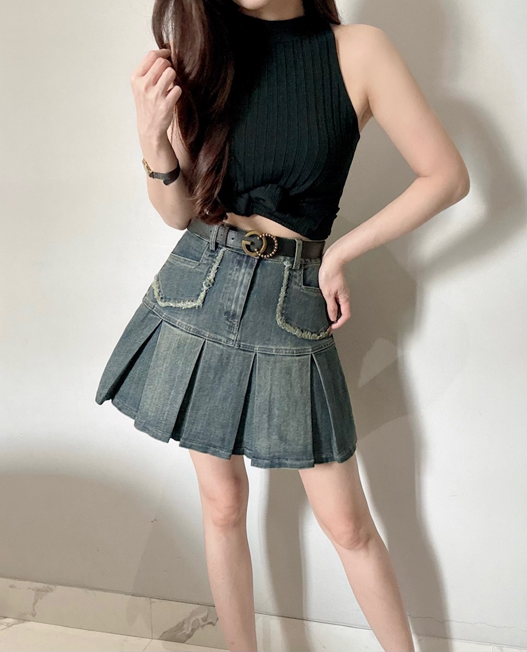 Kode: 4577 (Denim skort)
