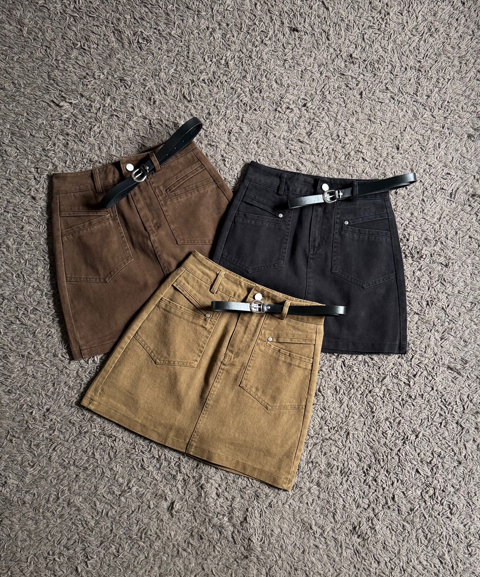 Ndudshop - Charra skort (Kode: 4658) Coklat Muda - Image 4