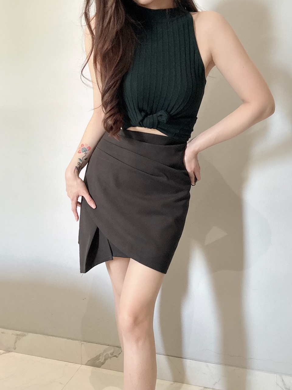 Ndudshop - Lucy skort (Kode: 4661) Abu - Image 2