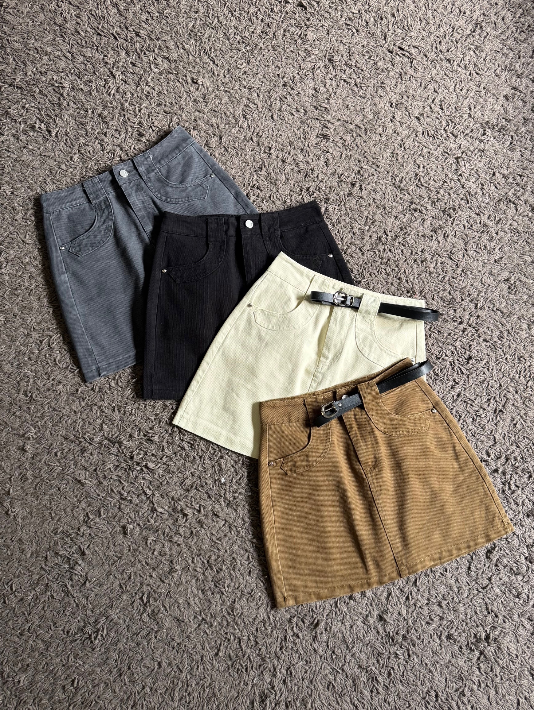 Ndudshop - Coora skort (Kode: 4667) Abu - Image 4