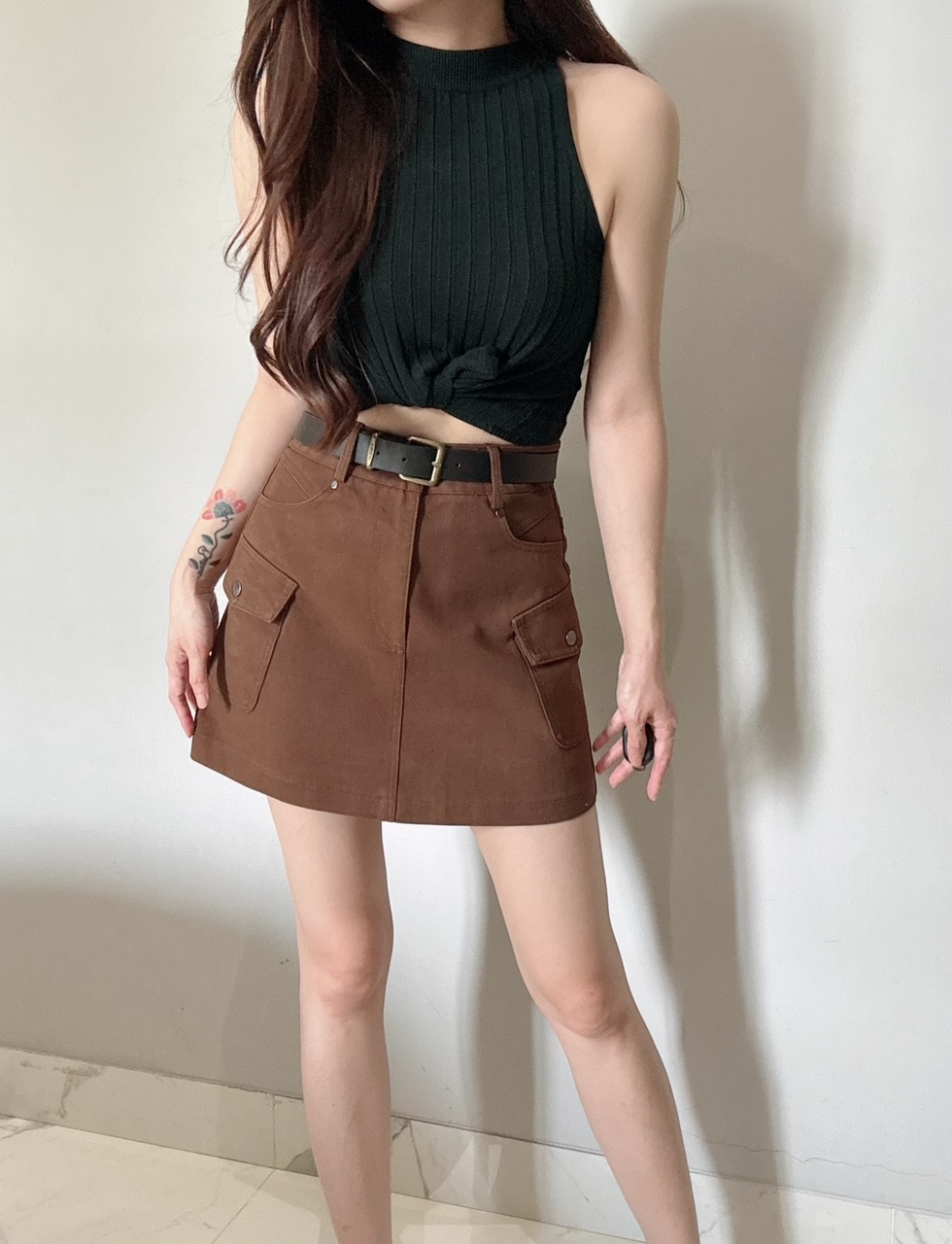 Ndudshop - Vior skort (Kode: 4650) Coklat