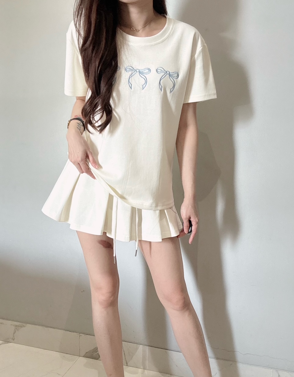Ndudshop - Ribbon skort set (Kode: 4691) - Image 2