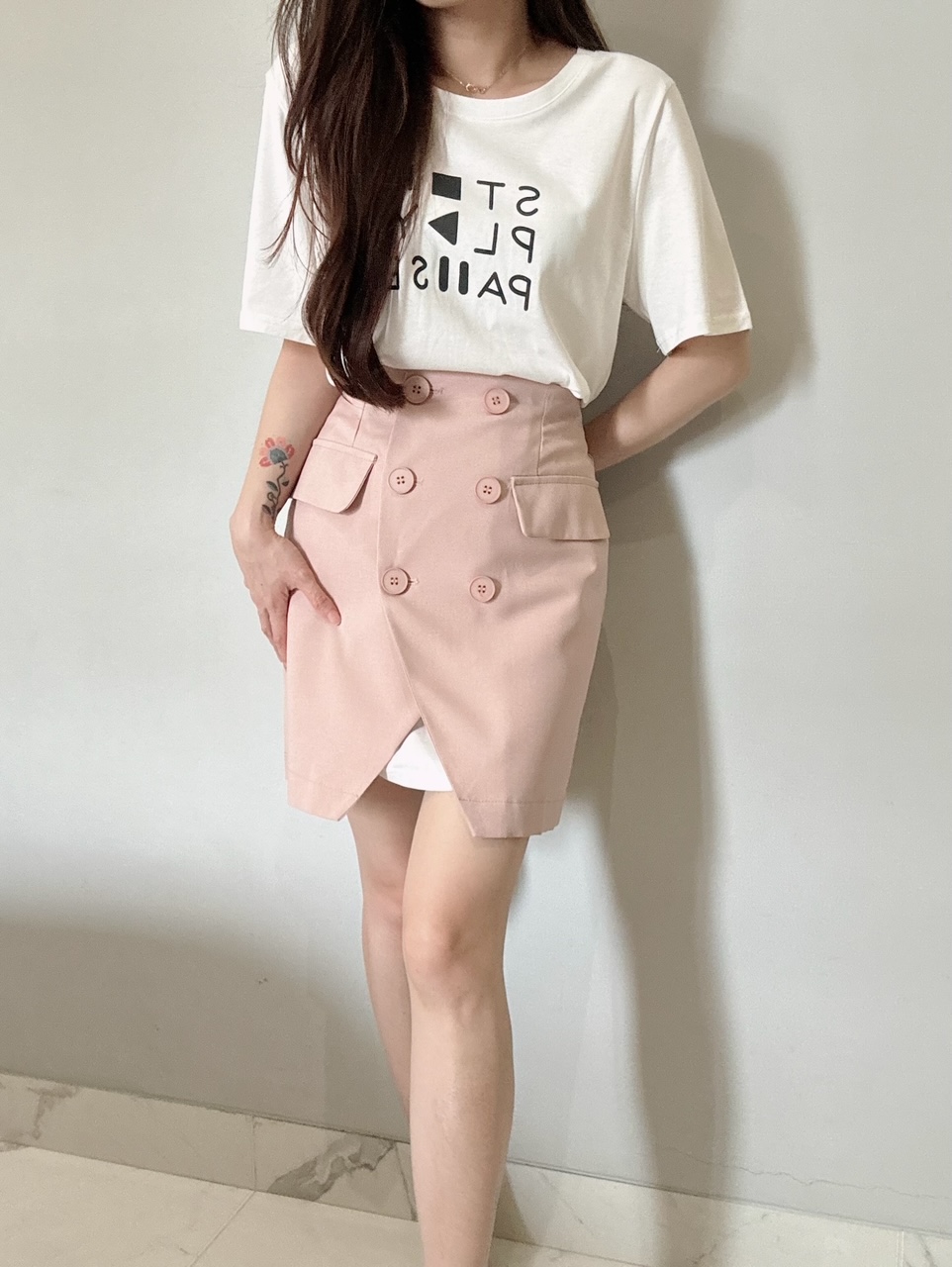 Ndudshop - Kanna set (Kode: 4648) Putih Pink - Image 2