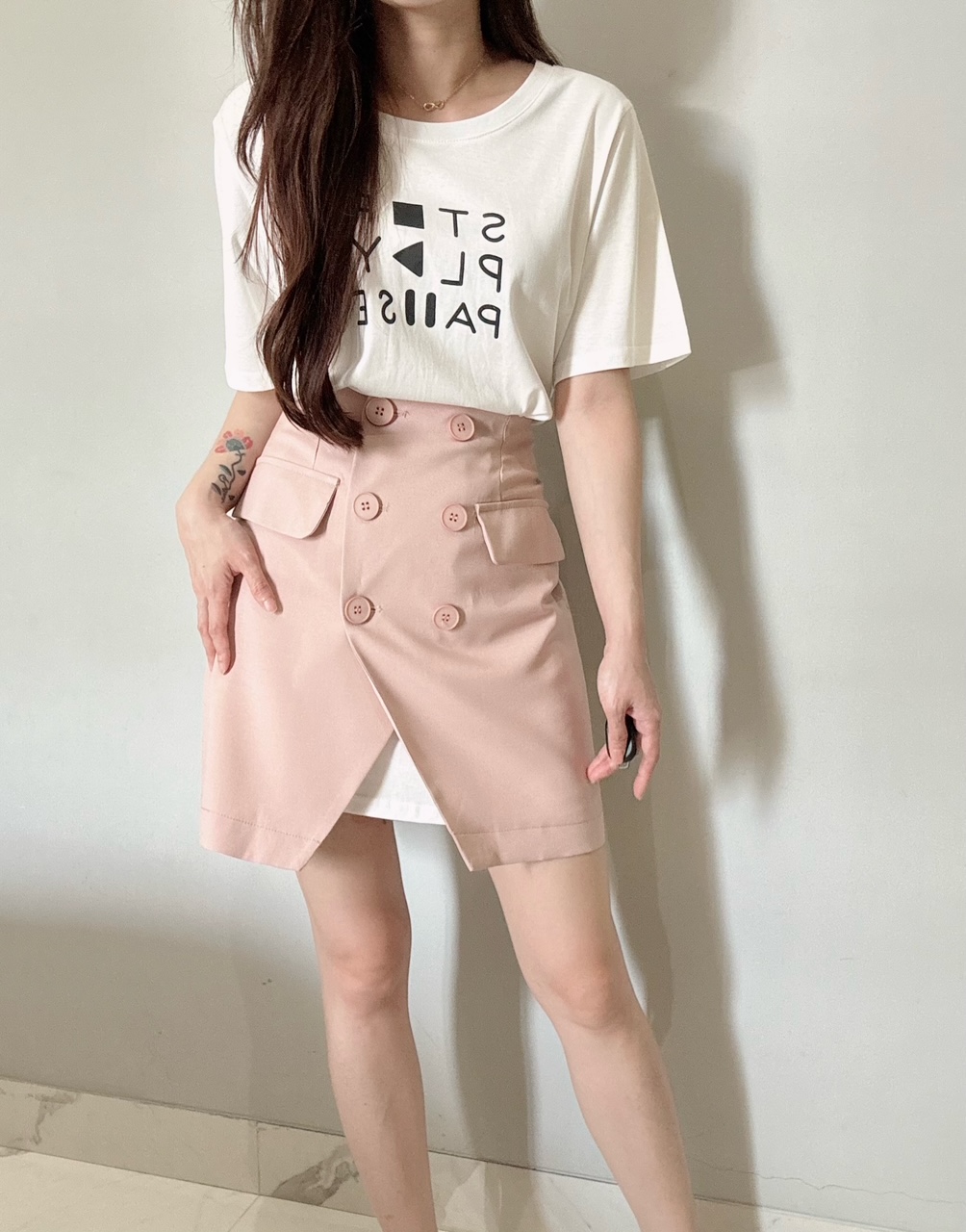 Ndudshop - Kanna set (Kode: 4648) Putih Pink - Image 3