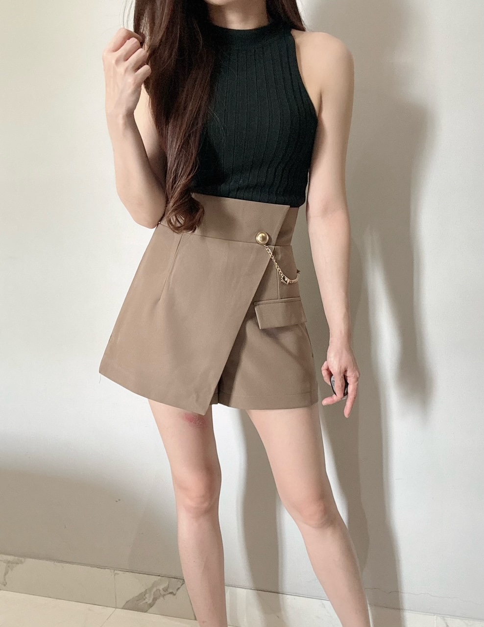 Ndudshop - Hw skort (Kode: 4712) Coklat