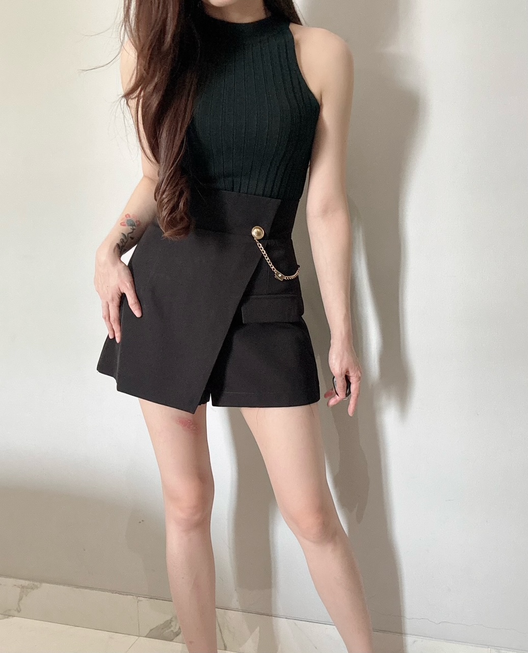 Ndudshop - Hw skort (Kode: 4712) Coklat - Image 2