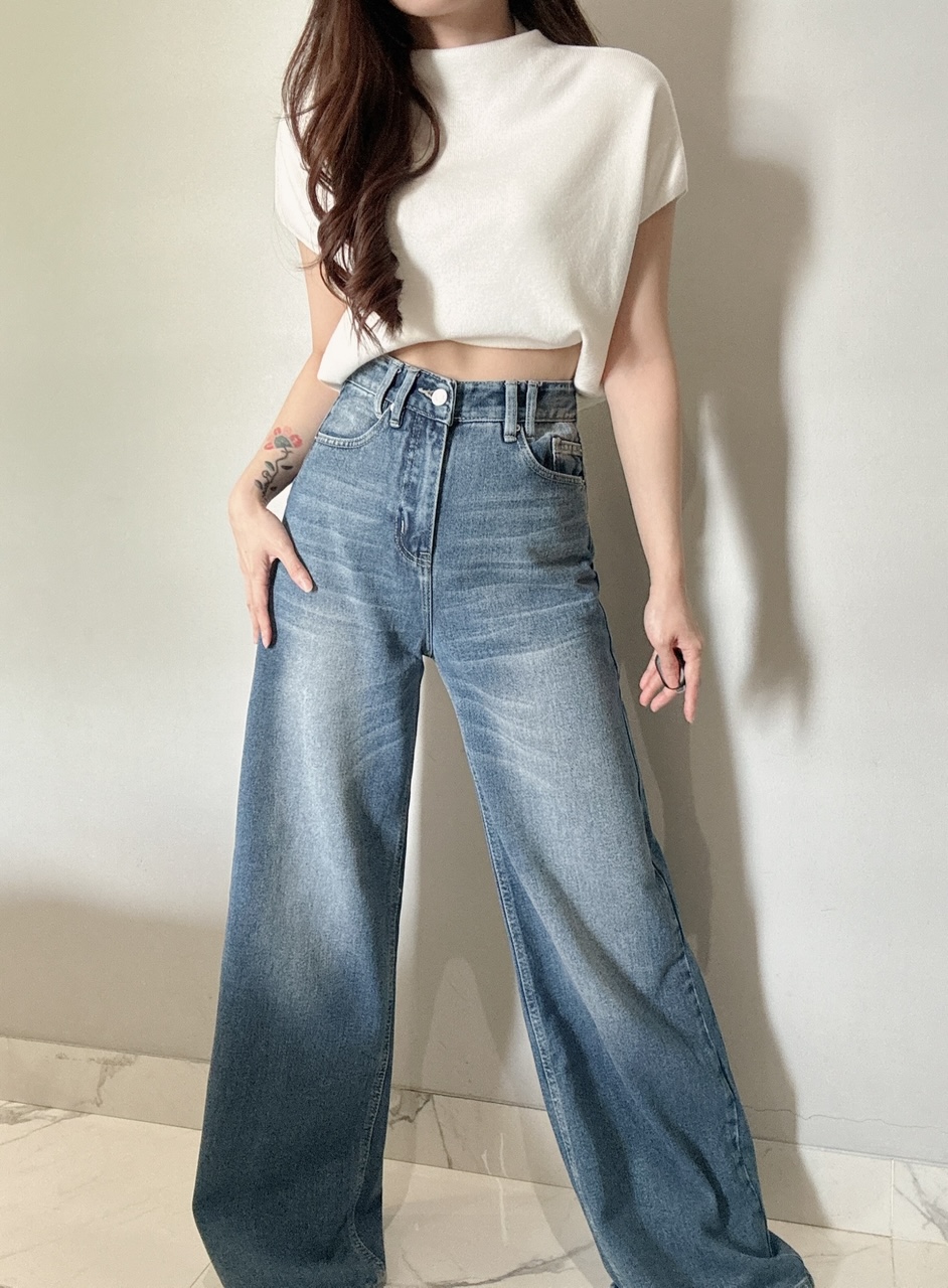Ndudshop - Denim culotte (Kode: 4811) Biru Tua - Image 2