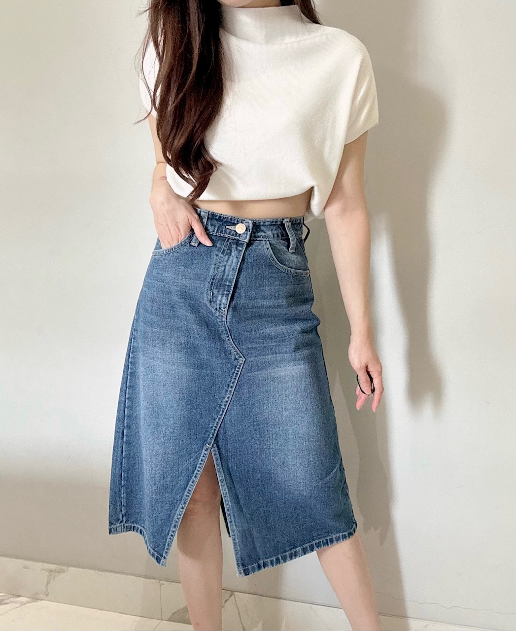 Ndudshop - Midi slit skirt (Kode: 4816) - Image 2