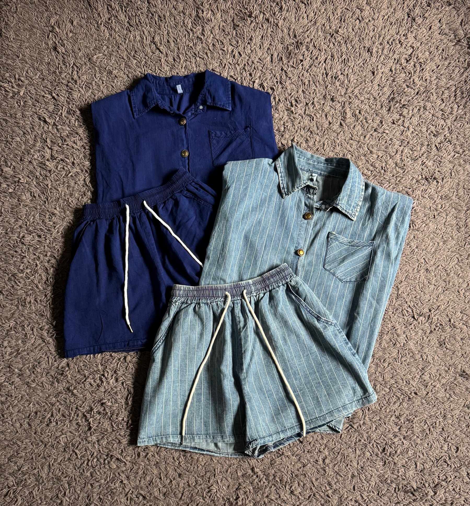 Ndudshop – Kayna set (Kode: 4849) Biru Muda - Image 3