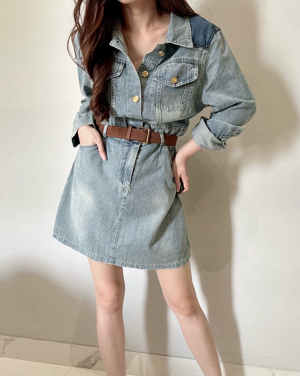 Ndudshop – Denim dress (Kode: 4866) - Image 3