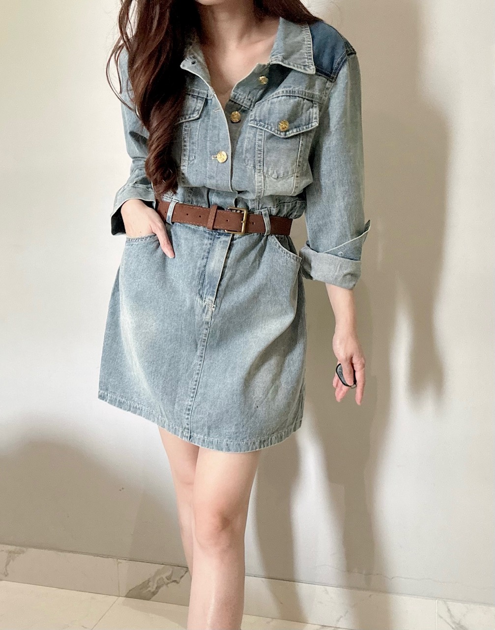 Ndudshop – Denim dress (Kode: 4866)