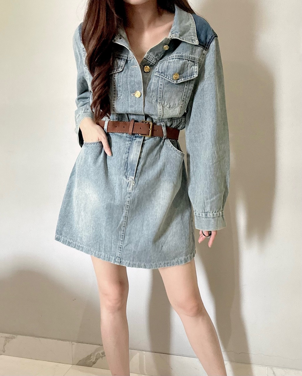 Ndudshop – Denim dress (Kode: 4866) - Image 2