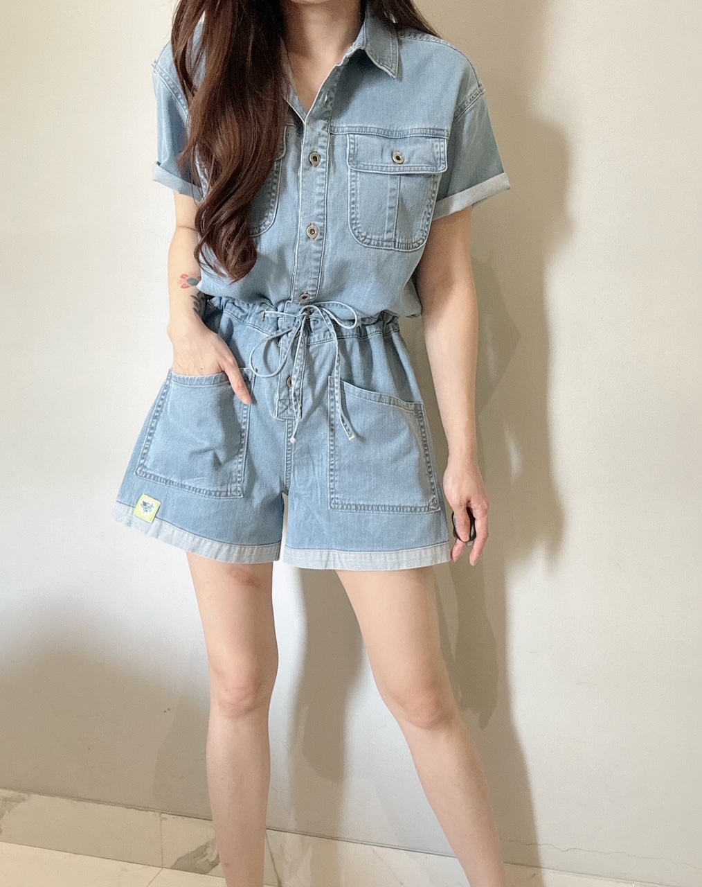 Ndudshop – Denim overall (Kode: 4881)
