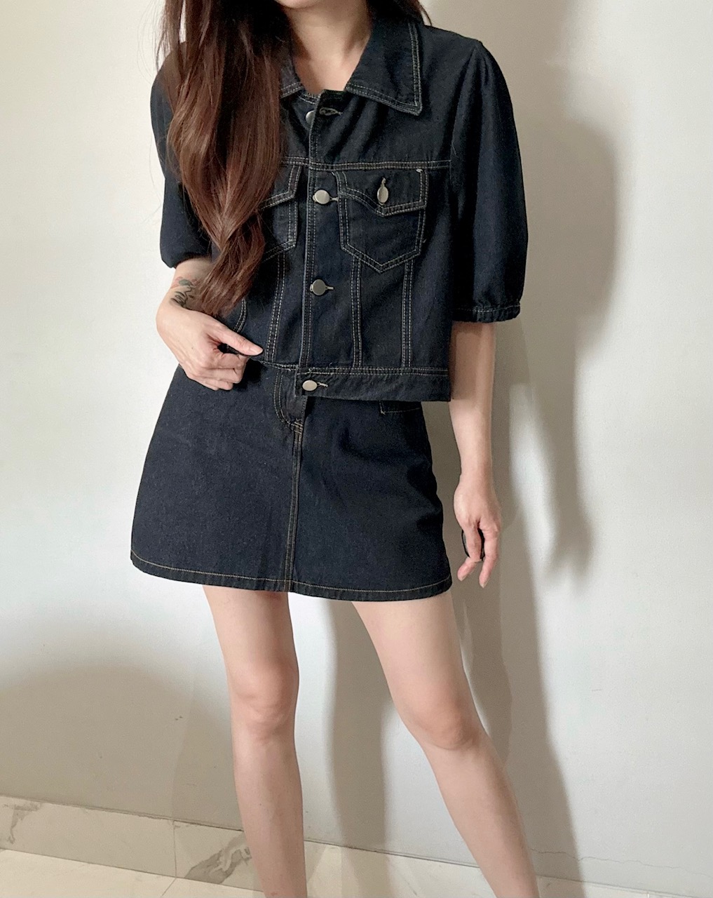 Ndudshop - Denim skirt set (Kode: 4901) - Image 2