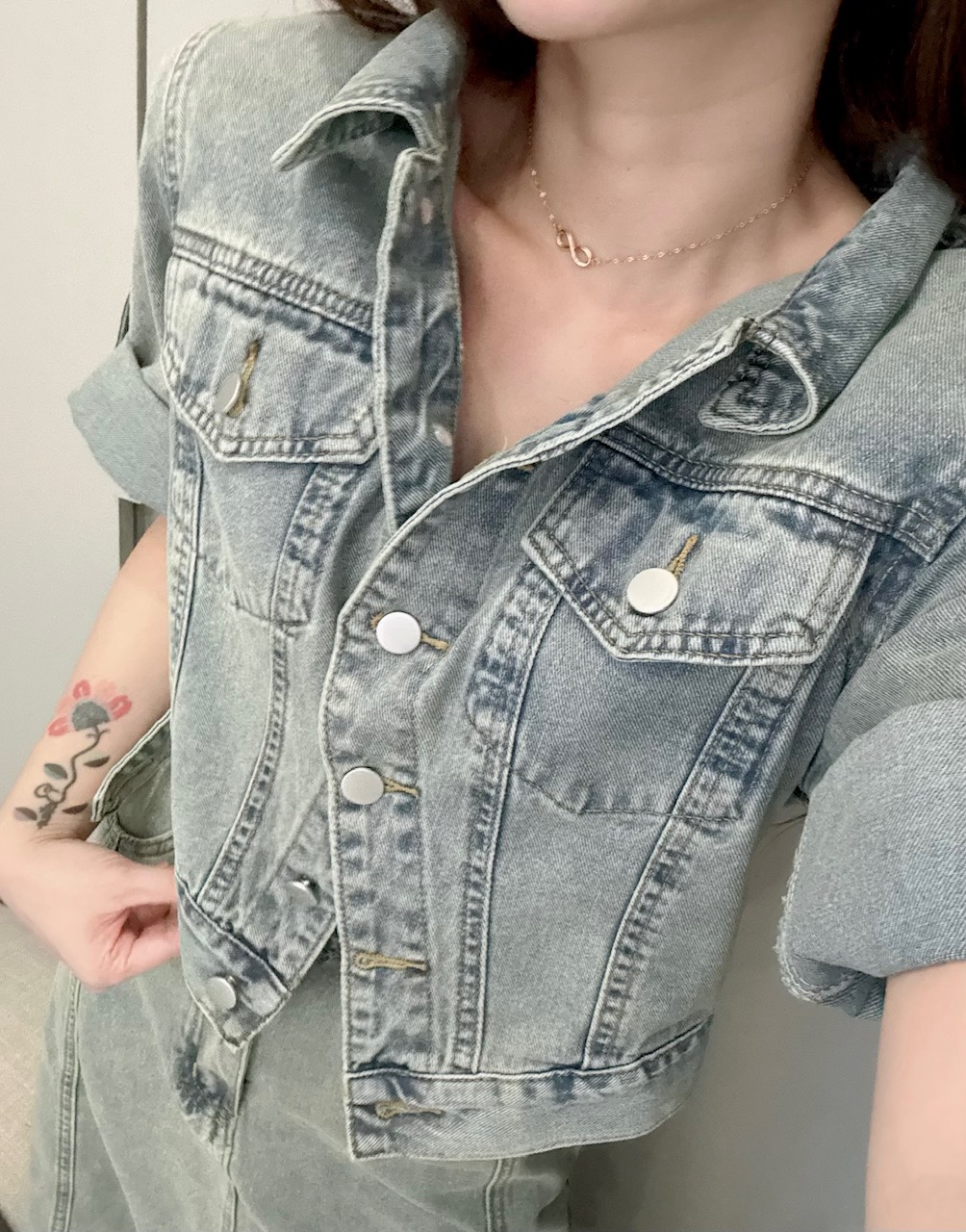 Ndudshop – Denim skirt set (Kode: 5138) - Image 2