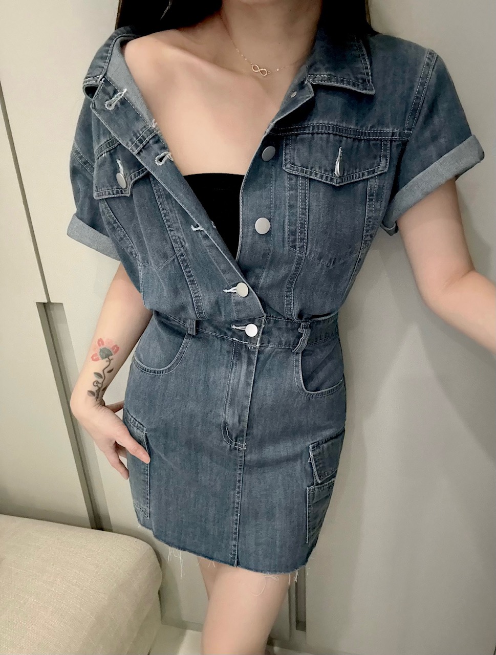 Ndudshop – Denim dress (Kode: 5181) - Image 2