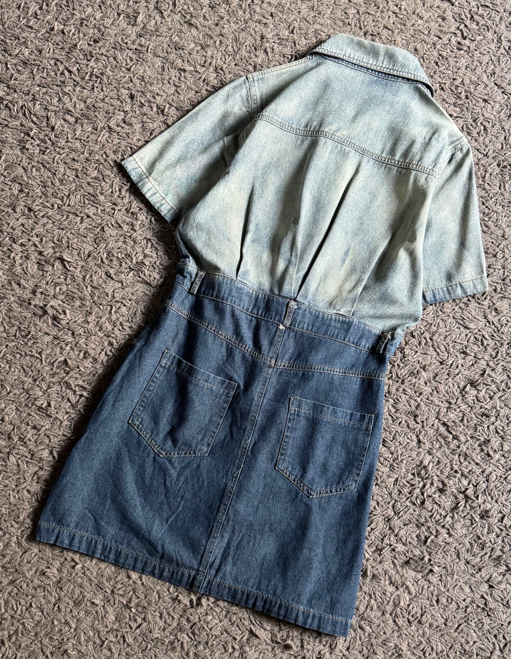 Ndudshop – Denim dress + belt (Kode: 5198) - Image 4