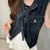 Ndudshop – Denim vest set (Kode: 5334)