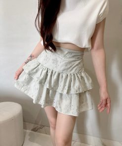 Alternative view of Ndudshop – Cotton eyelet skort (Kode: 5489)