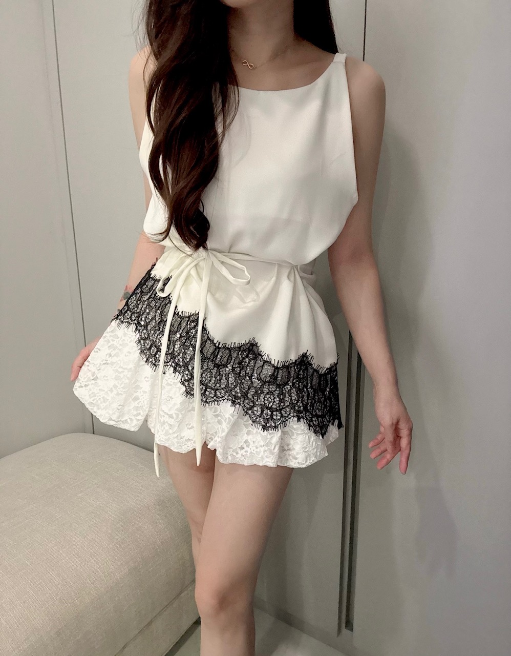 Ndudshop – Lilo lace tank top (Kode: 5513) - Image 4