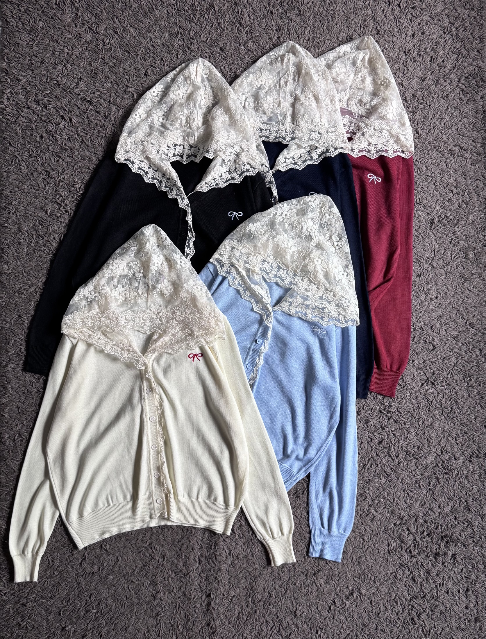 Ndudshop – Hoodie lace cardie (Kode: 5520) - Image 7