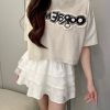Ndudshop – Oversized crop tee (Kode: 5571)