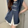 Ndudshop – Denim qipao (Kode: 5583)