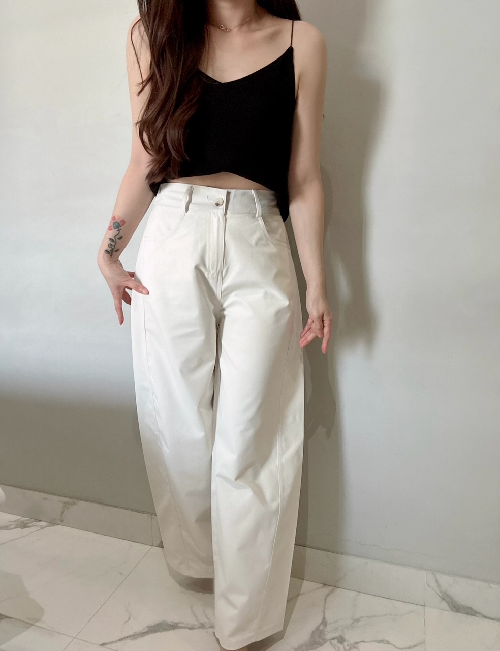 Ndudshop - Barrel pants (Kode: 5574) Hitam