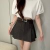 Ndudshop - Denim skort + belt (Kode: 5632)