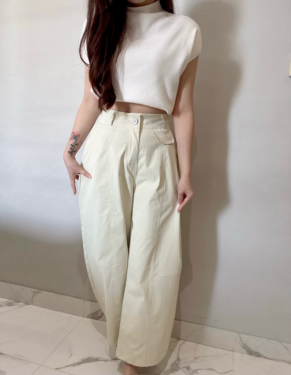 Ndudshop - Barrel pants (Kode: 5653) Biru - Image 2