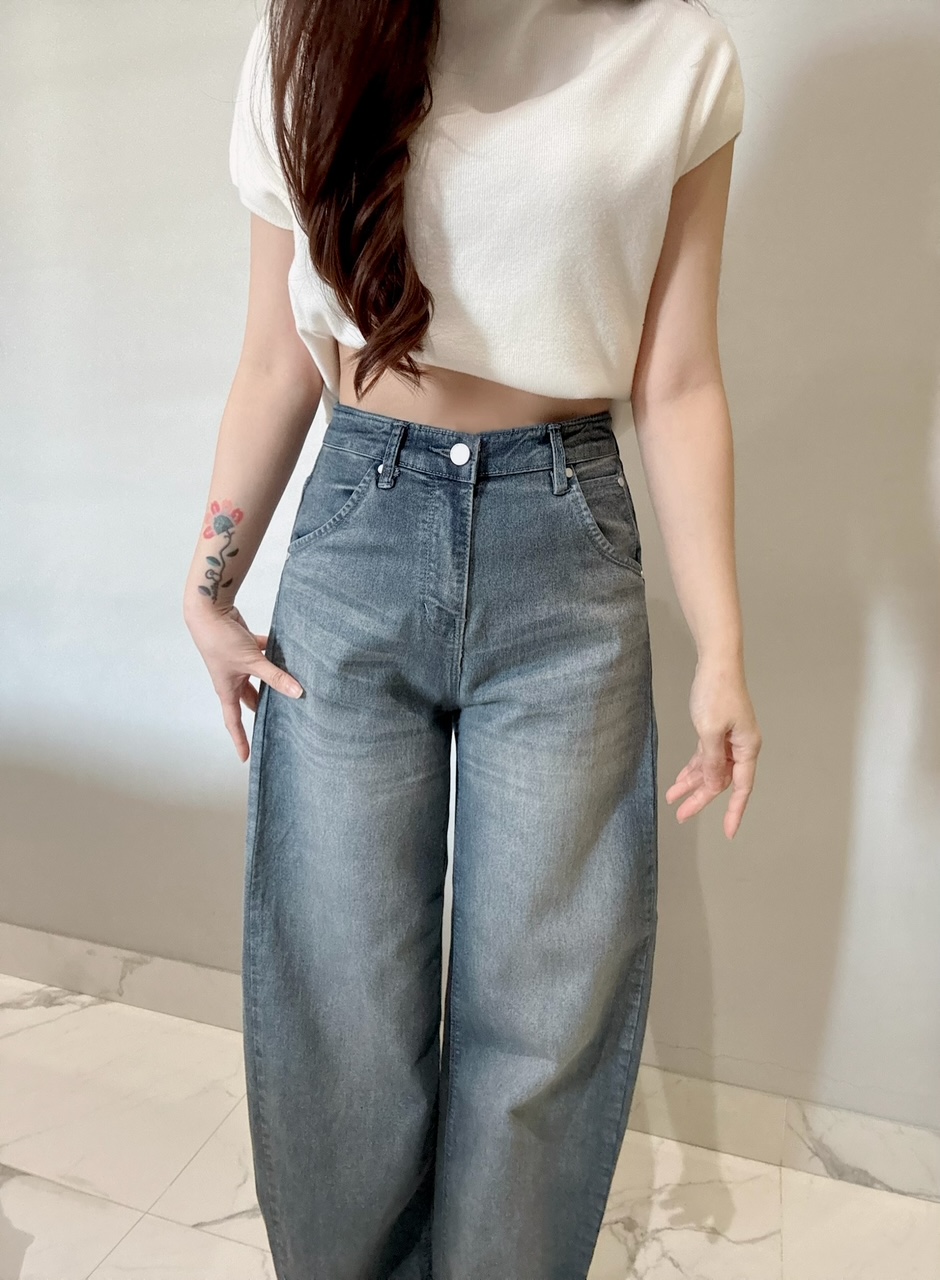 Ndudshop - Denim barrel pants (Kode: 5655) - Image 2