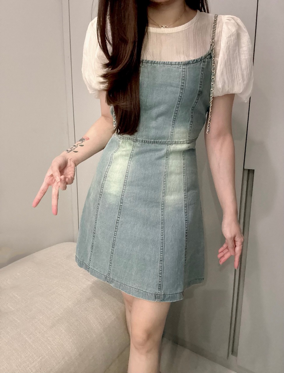 Ndudshop - Denim dress set (Kode: 5707) - Image 2