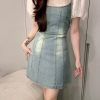 Ndudshop - Denim dress set (Kode: 5707)