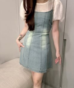 Ndudshop - Denim dress set (Kode: 5707)