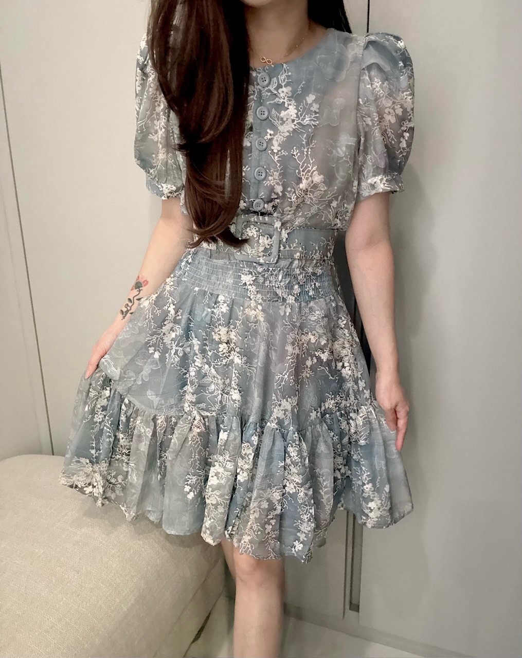 Ndudshop - Flo dress (Kode: 5706) Biru