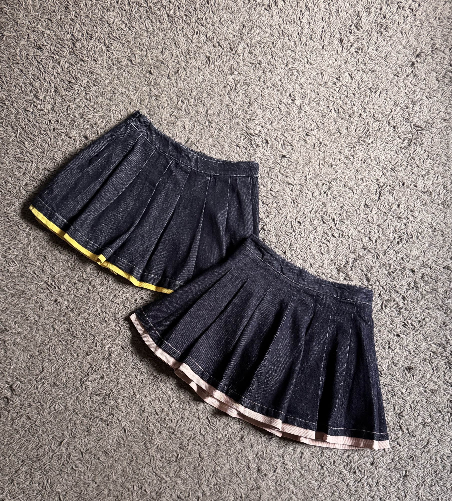 Ndudshop - Denim rample skort (Kode: 5729) Kuning - Image 3