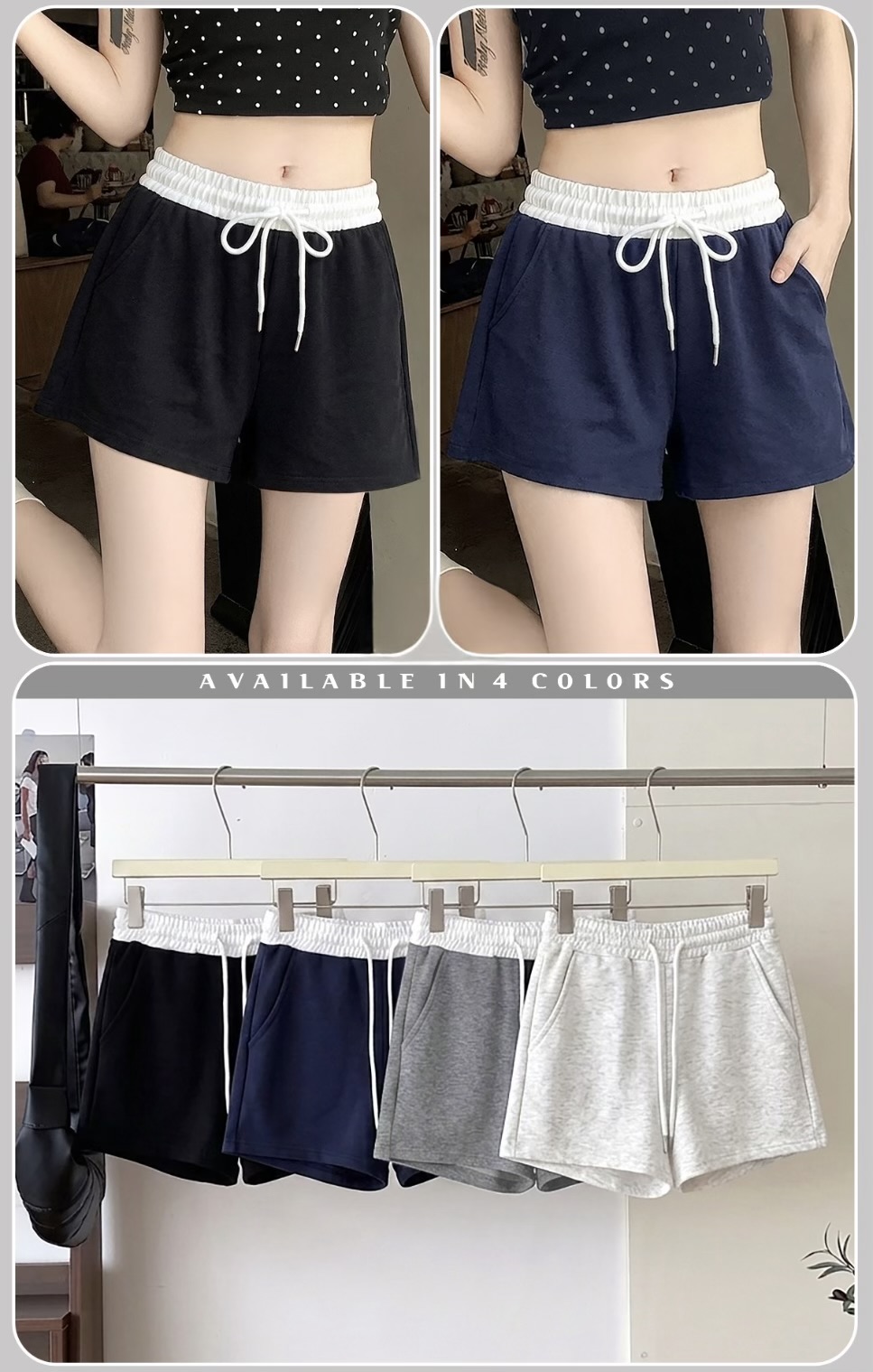 Ndudshop – Cotton fleece shorts (Kode: 5744) - Image 2
